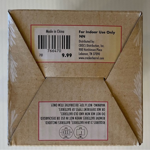 Cracker Barrel Light Up Christmas Bottle Brush Tree Pink - 1 In Box - Picture 3 of 12